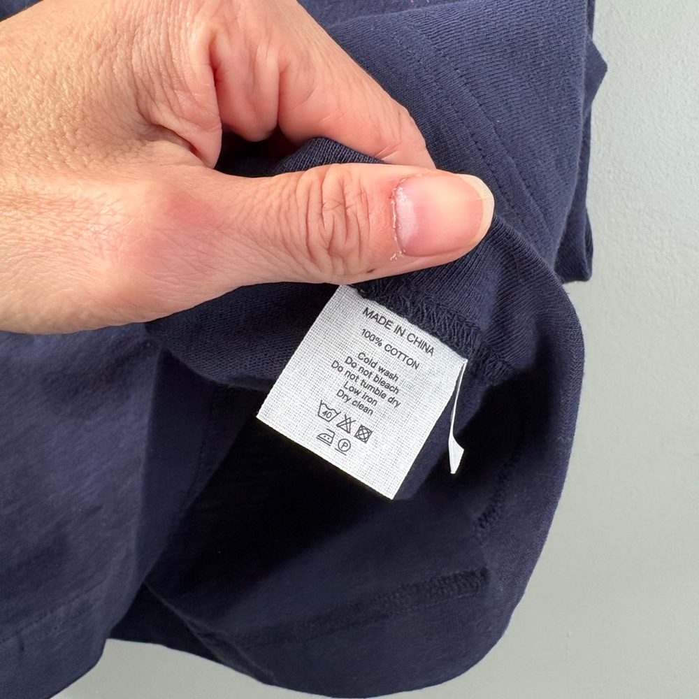 NWT men’s Navy Blue Short Sleeve Tee by Time Catcher Small cotton - Picture 7 of 11